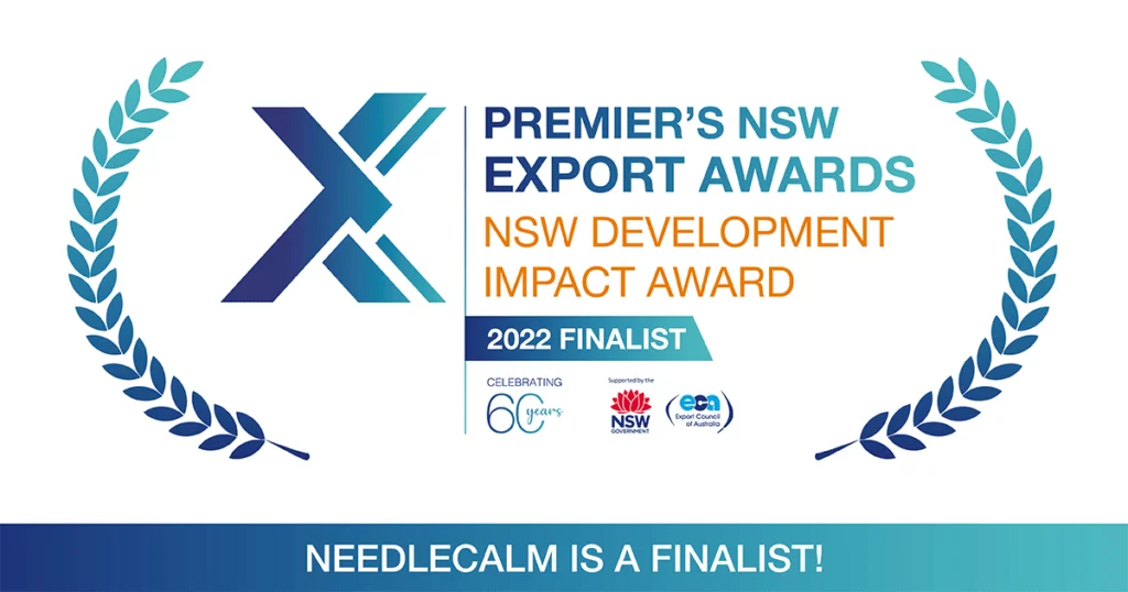 Premier's NSW Export Awards - 2022 Finalist - NeedleCalm