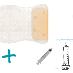 NeedleCalm individual pad plus Kids Activity Kit