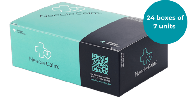 NeedleCalm HealthCare Professional Carton — 24 boxes of 7 units