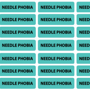 NeedleCalm Needle Phobia Labels roll of 800